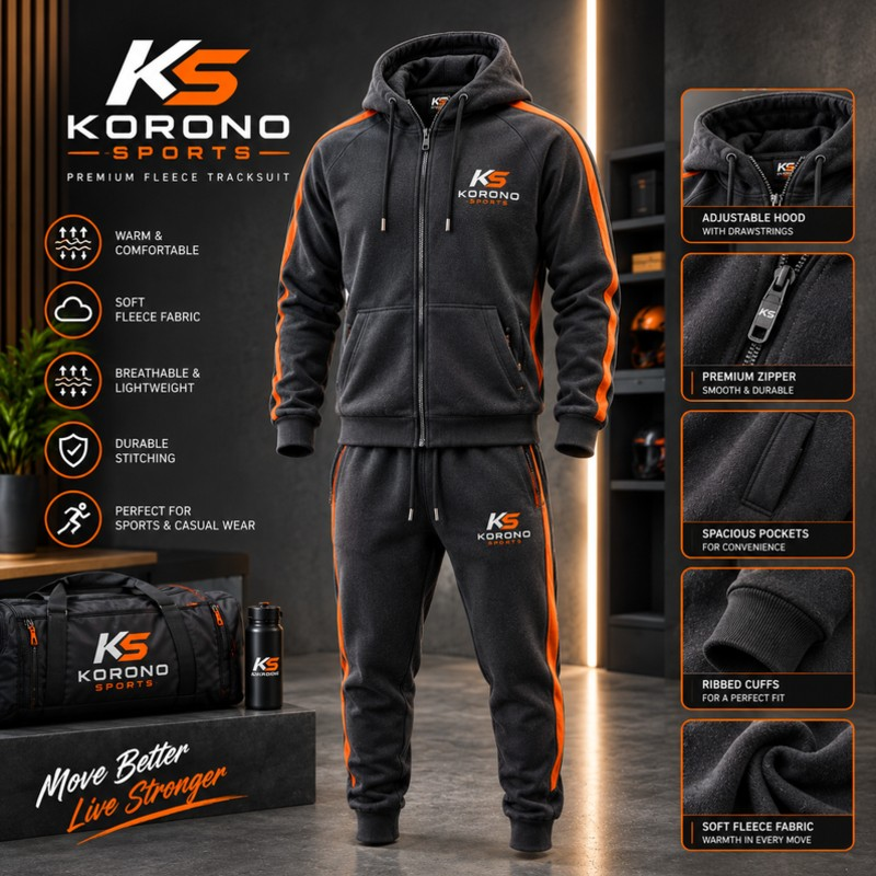 Custom Tracksuits | Premium Athletic Wear, Lightweight Comfort & Performance Fit for Training, Running & Streetwear