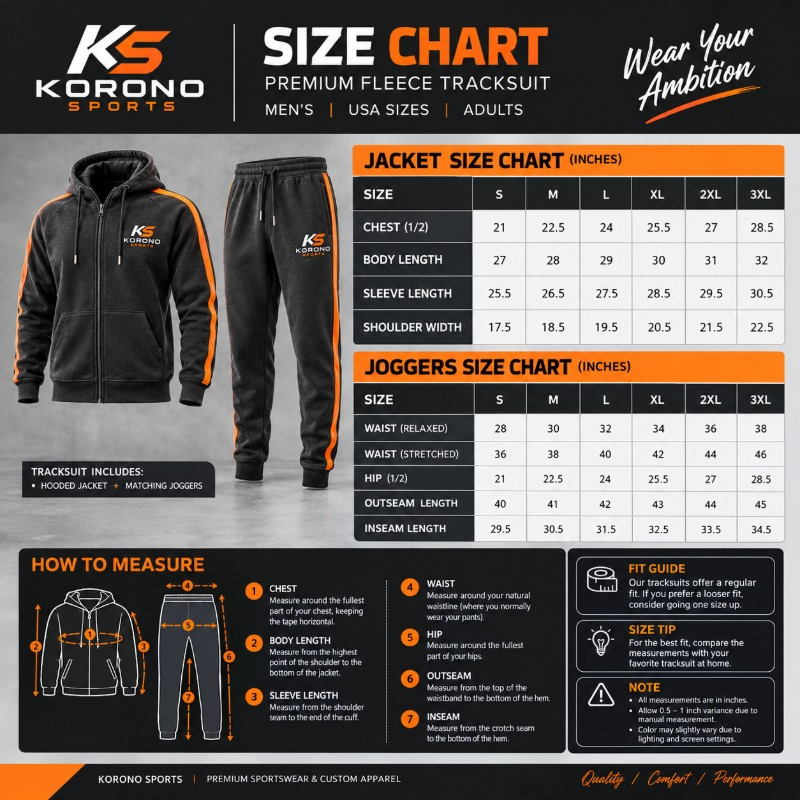 Custom Tracksuits | Premium Athletic Wear, Lightweight Comfort & Performance Fit for Training, Running & Streetwear