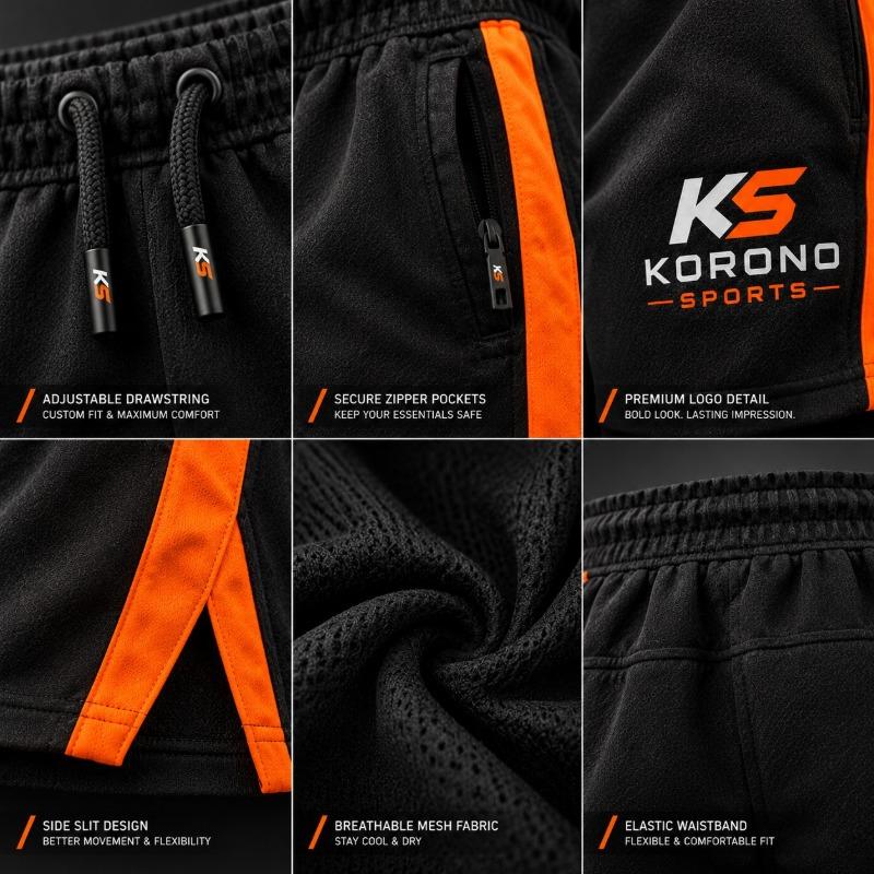 Custom Gym Shorts | Lightweight, Breathable & Quick-Dry Workout Shorts for Fitness, Training & Sports