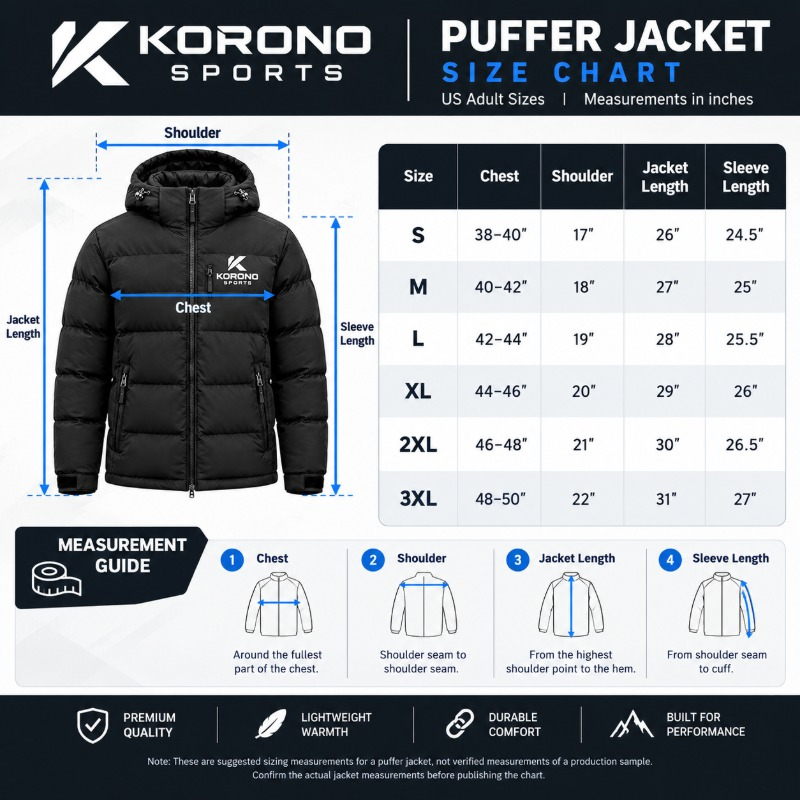 Custom Puffer Jackets | Warm, Lightweight & Water-Resistant