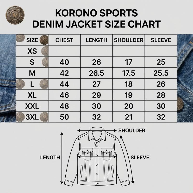 Premium Blue Denim Trucker Jacket with Custom Logo