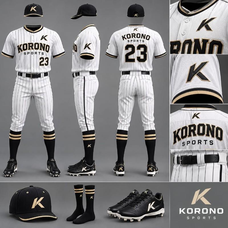 Premium Custom Baseball Uniform Set – Pinstripe Jersey & Pant