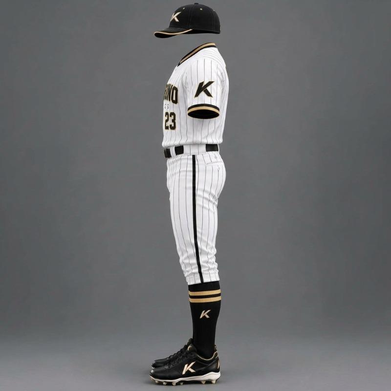 Premium Custom Baseball Uniform Set – Pinstripe Jersey & Pant