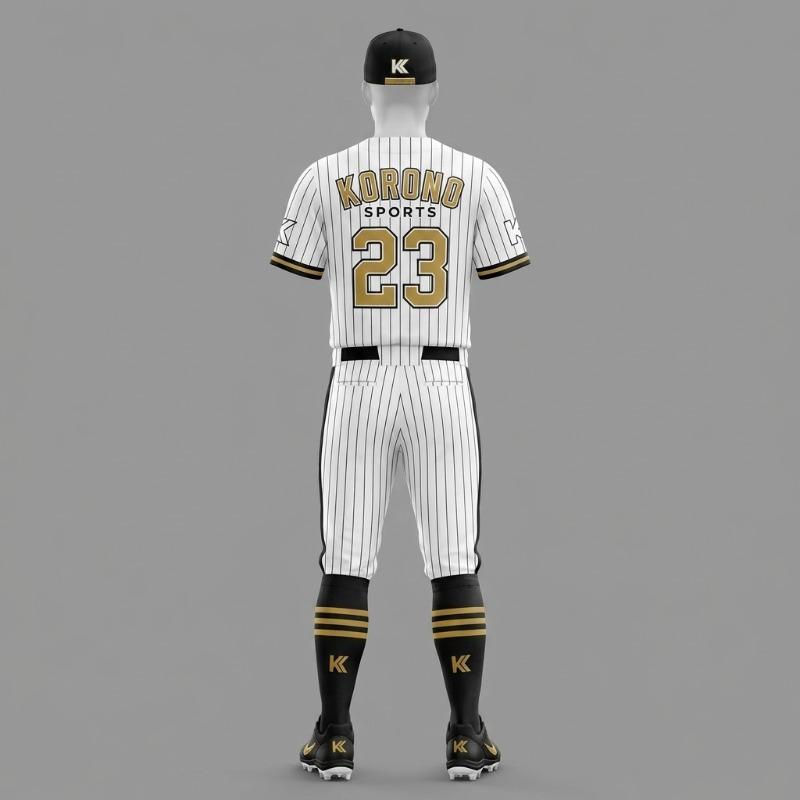 Premium Custom Baseball Uniform Set – Pinstripe Jersey & Pant