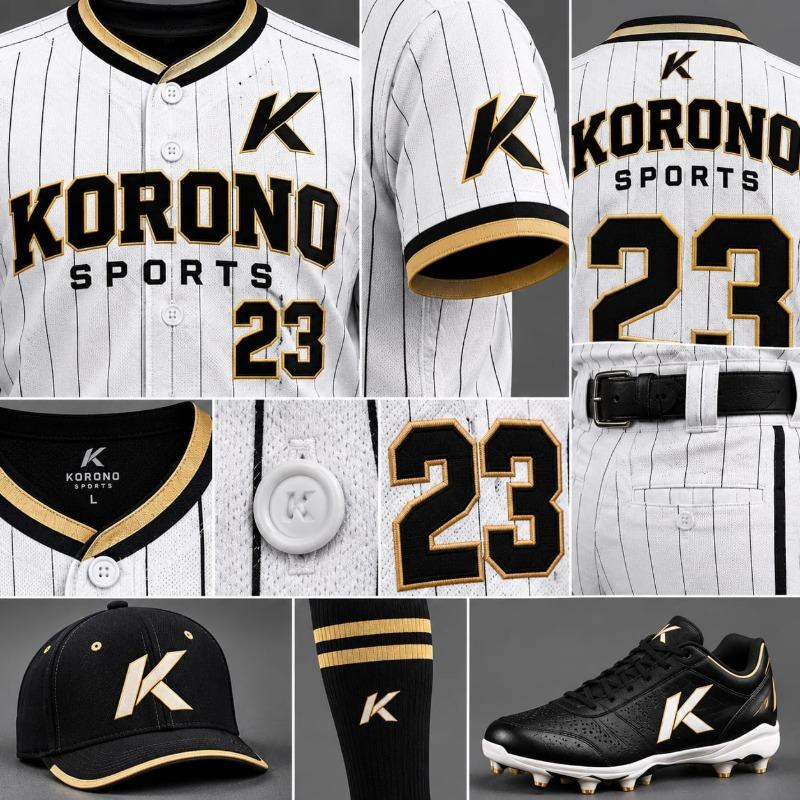 Premium Custom Baseball Uniform Set – Pinstripe Jersey & Pant
