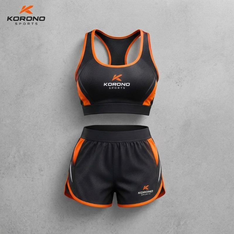 Custom Fitness Sports Bra and Shorts Set – Wholesale Activewear Yoga Set