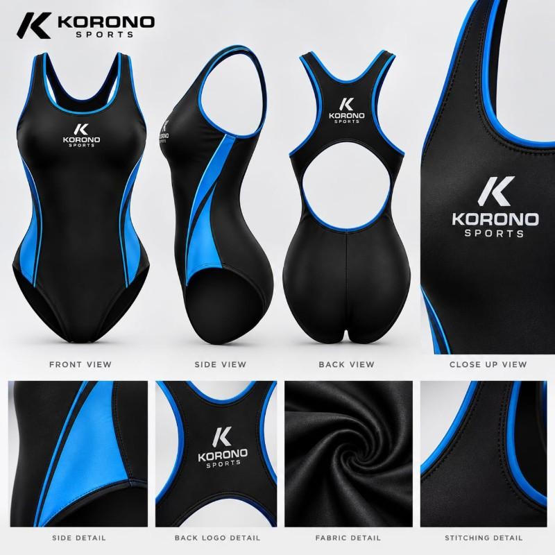 Custom Athletic One-Piece Swimsuit – Wholesale Women's Training Swimsuit