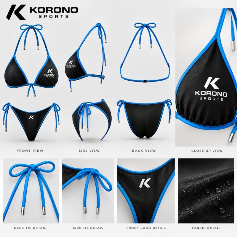 Wholesale Women's String Bikini – Adjustable Tie Swimwear | Custom Athletic Bikini Swimsuit
