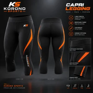 Custom Capri Leggings | Stretch Comfort &amp; Perfect Fit