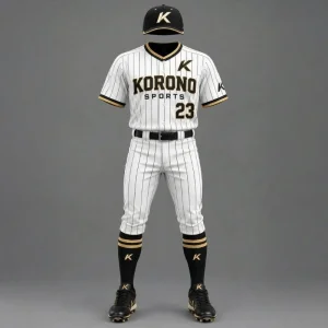 Premium Custom Baseball Uniform Set – Pinstripe Jersey &amp; Pant