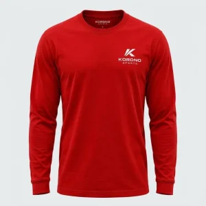 Custom 100% Cotton Long-Sleeve T-Shirt – Wholesale Men's Basic Long-Sleeve Tee