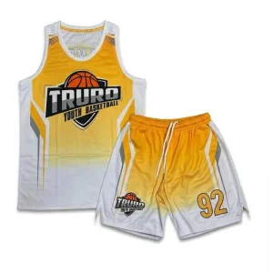 Custom Basketball Uniform Set – Breathable Team Jerseys &amp; Shorts for Training, Matches
