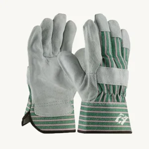 Industrial Work Gloves with Reinforced Palm, Full Finger Protection &amp; Safety Cuff