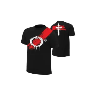 Men’s Black &amp; Red Graphic T-Shirt – Bold Streetwear Cotton Tee for Daily Wear