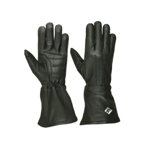 Black Leather Winter Gloves – Premium Warm Lined Gloves for Cold Weather Protection