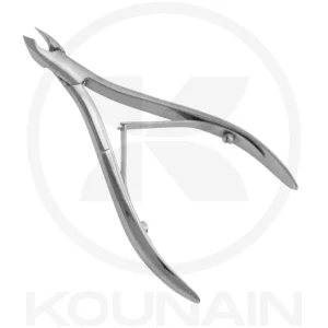 Professional Cuticle Nipper 10cm – Medical Grade Stainless Steel – Double Spring, 5mm Jaw