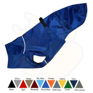 Greyhound &amp; Whippet Summer Waterproof Coat – 320D Outer Shell with Cotton Lining