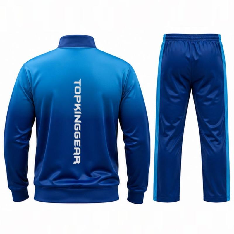 TOPKINGGEAR Premium Sublimation Casual Sports Tracksuit - Full-Zip Set
