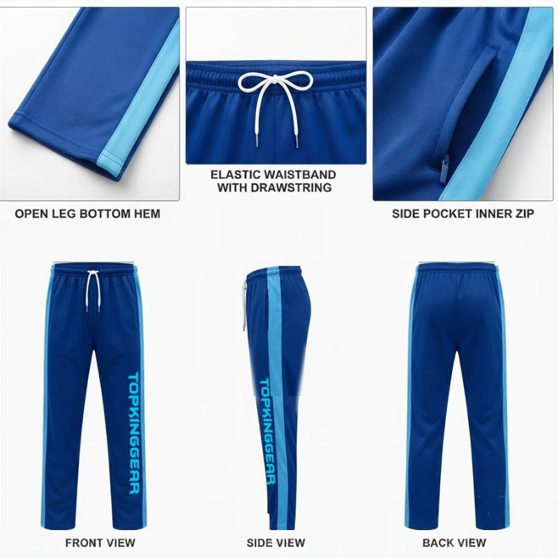 TOPKINGGEAR Premium Sublimation Casual Sports Tracksuit - Full-Zip Set
