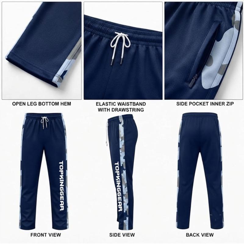 TOPKINGGEAR Premium Sublimation Sports Tracksuit - Full-Zip Tracksuit Set