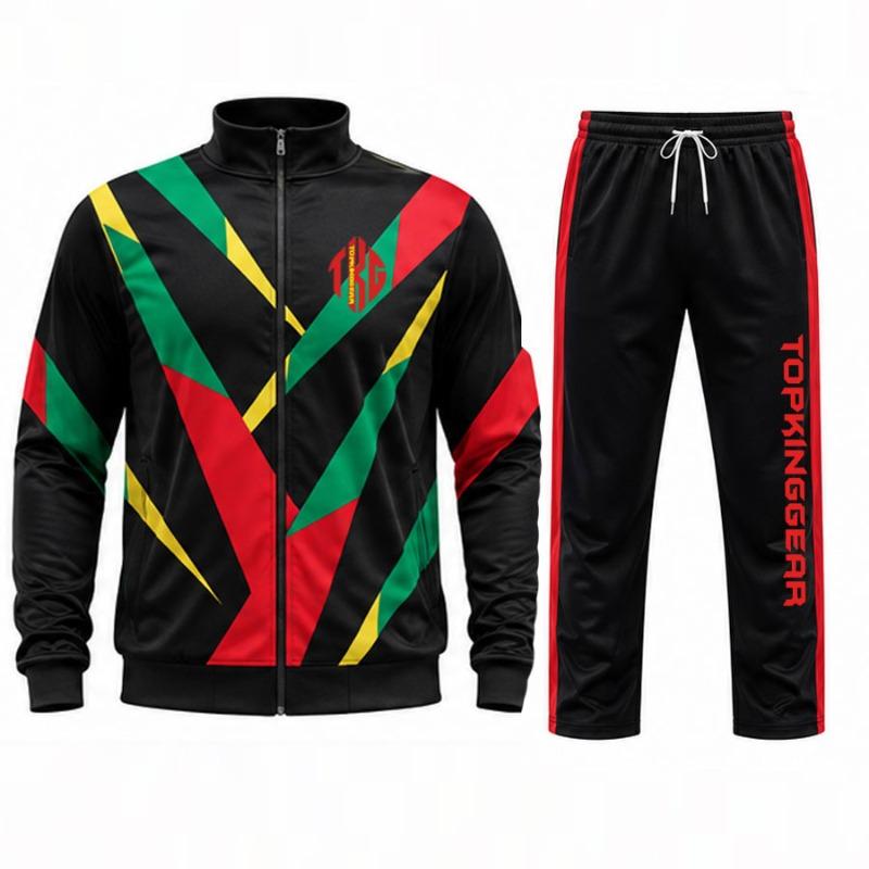 TOPKINGGEAR Premium Sublimation Sports Tracksuit - Full-Zip Tracksuit Set