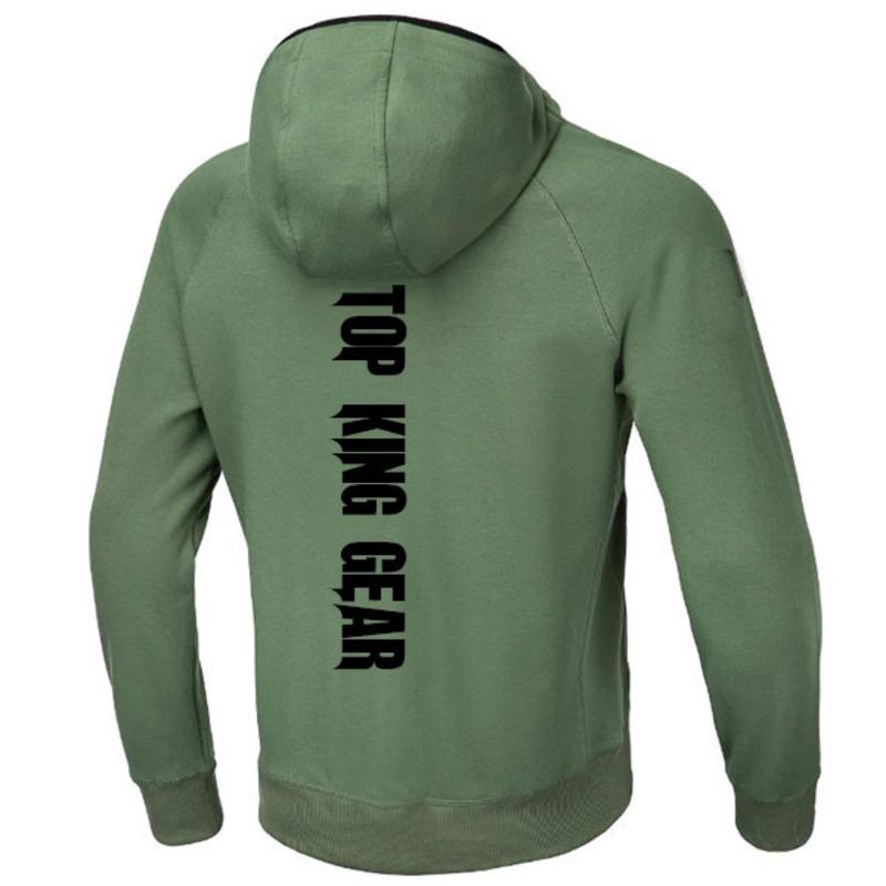 TOPKINGGEAR Men's Waterproof Zip Tech Fleece Hoodie - TKG-HD-4438