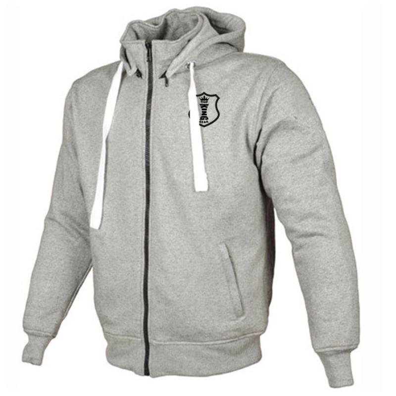 TOP KING GEAR Custom Motorcycle Kevlar Hoodie With Protectors - TKG-PKH-2