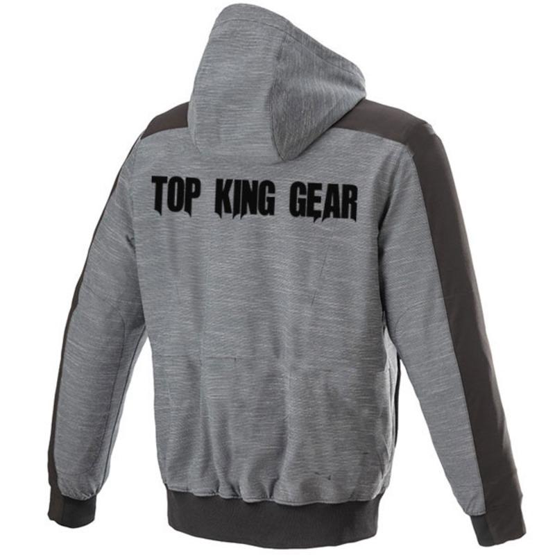 TOP KING GEAR Softshell Kevlar Motorcycle Riding Hoodie - TKG-PKH-11