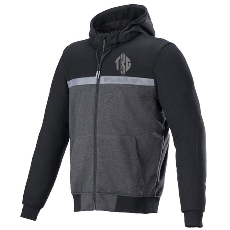 TOP KING GEAR Softshell Kevlar Motorcycle Riding Hoodie - TKG-PKH-11