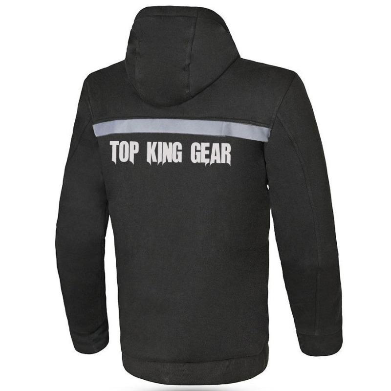 TOP KING GEAR Softshell Kevlar Motorcycle Riding Hoodie - TKG-PKH-11