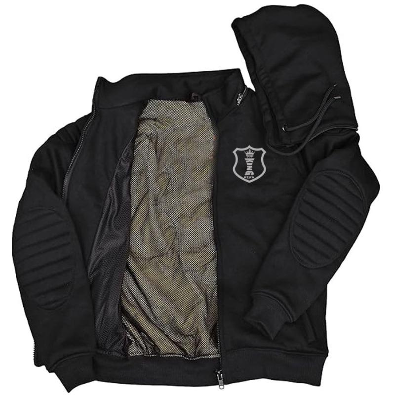 TOP KING GEAR Armored Kevlar Motorcycle Riding Hoodie - TKG-PKH-7