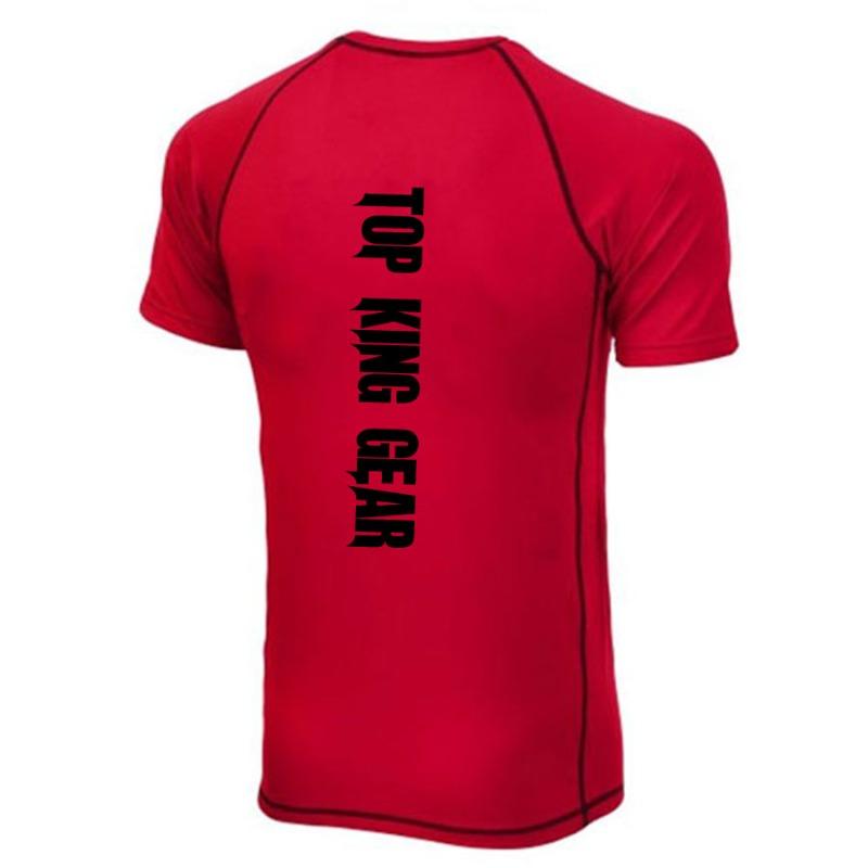 TOP KING GEAR TKG-MRG-4 Short Sleeve MMA Compression Rash Guard