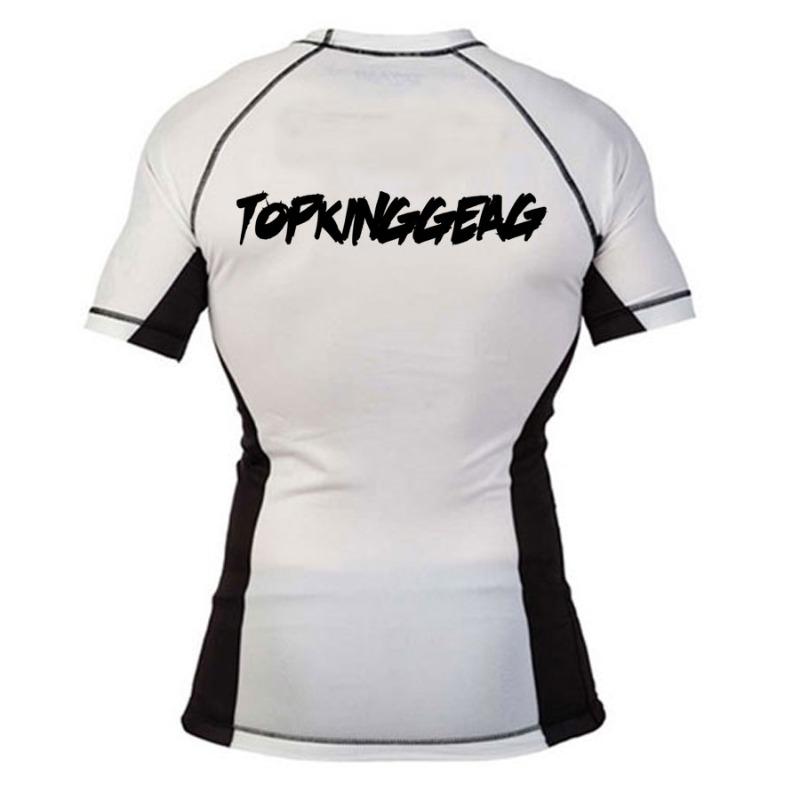 TOP KING GEAR TKG-MRG-4 Short Sleeve MMA Compression Rash Guard