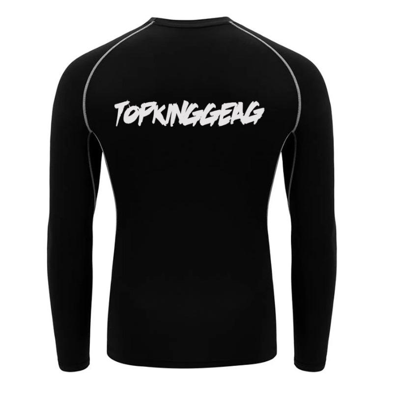 TOP KING GEAR TKG-MRG-52 Long Sleeve MMA Compression Rash Guard