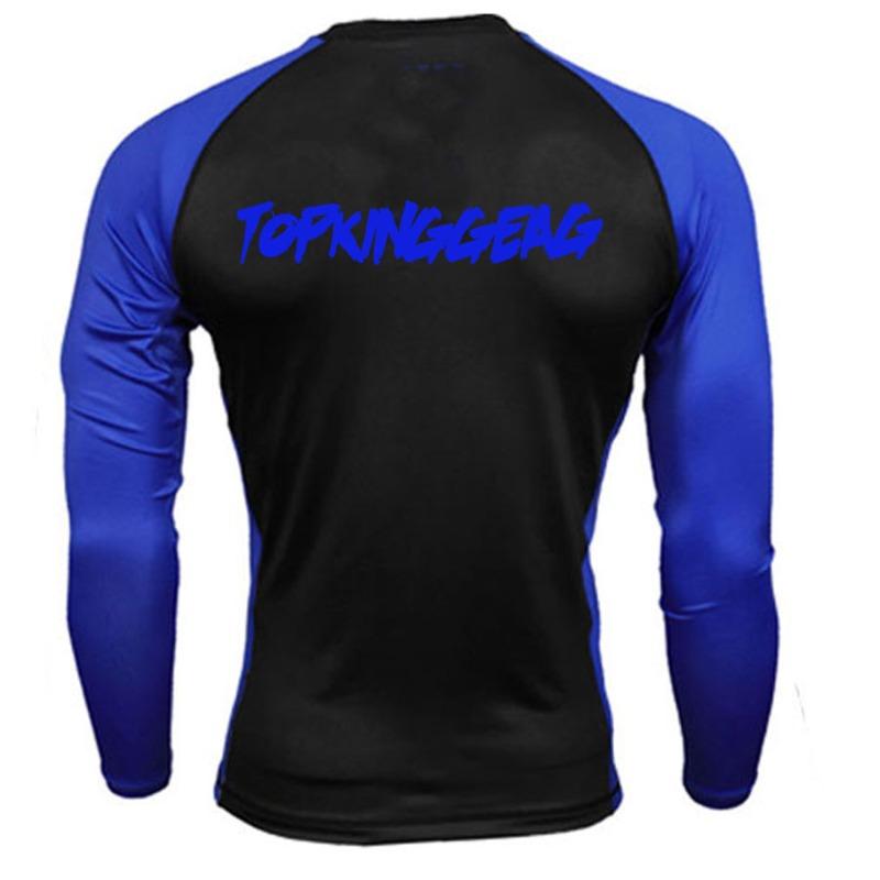 TOP KING GEAR TKG-MRG-52 Long Sleeve MMA Compression Rash Guard