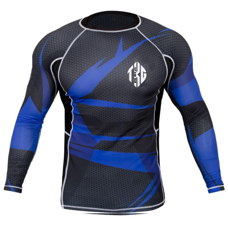 TOP KING GEAR TKG-SRG-1303 Sublimation Printed Long Sleeves Camo Compression Rash Guard