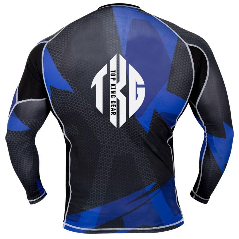 TOP KING GEAR TKG-SRG-1303 Sublimation Printed Long Sleeves Camo Compression Rash Guard