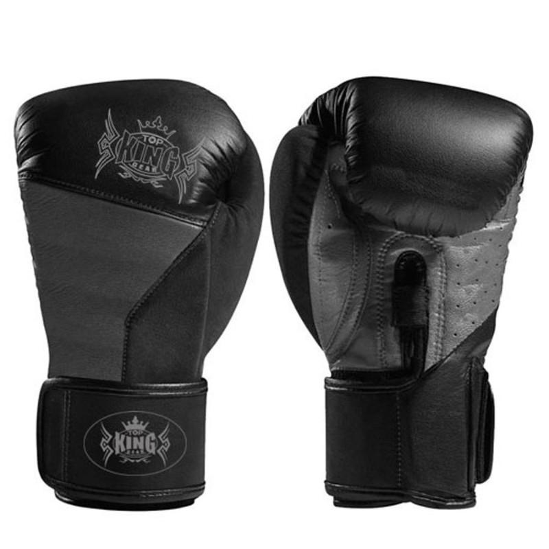 TOP KING GEAR TKG-BG-202 - New Design Pro Cowhide Leather Boxing Gloves