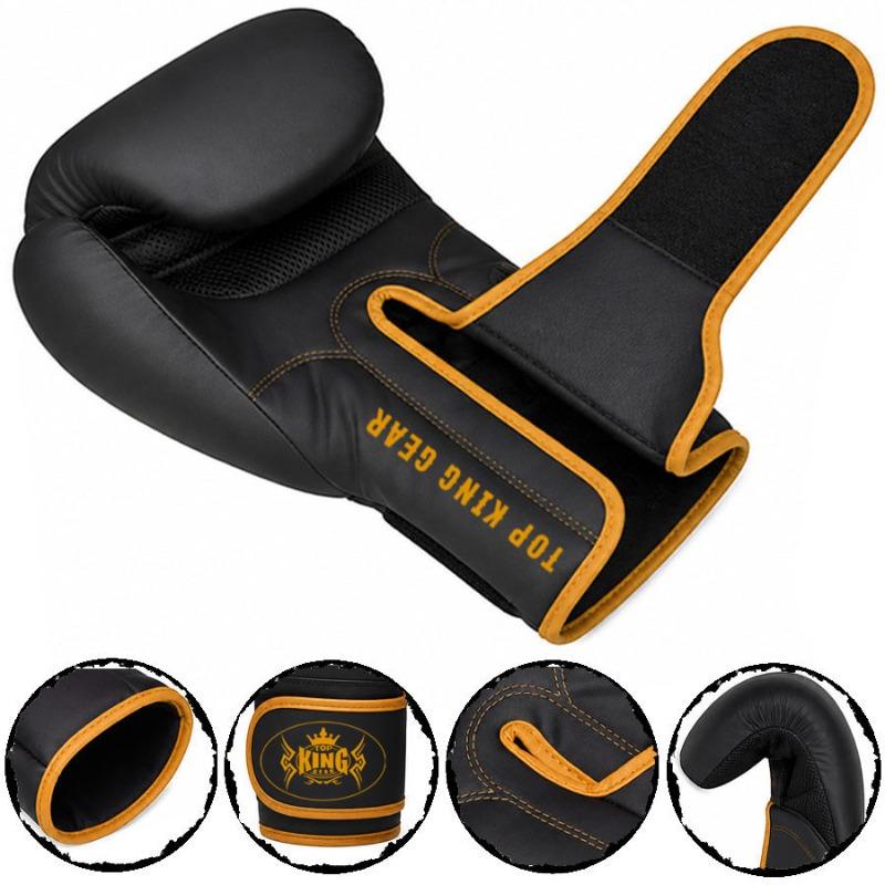 TOP KING GEAR TKG-BG-231 Custom PU Leather Boxing Gloves