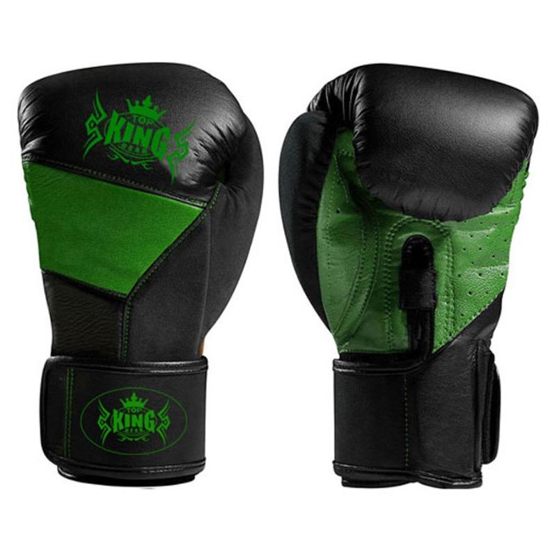 TOP KING GEAR TKG-BG-202 - New Design Pro Cowhide Leather Boxing Gloves