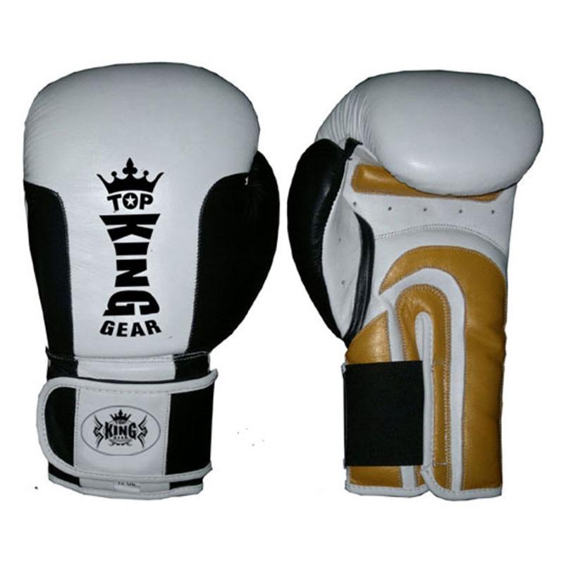 TOP KING GEAR TKG-BG-203 - Cowhide Leather Boxing Gloves