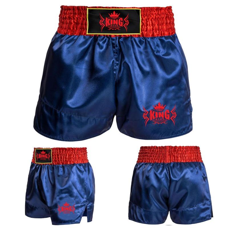 TOP KING GEAR TKG-BTS-6525 Custom Muay Thai Shorts - Classic Satin Boxing Shorts