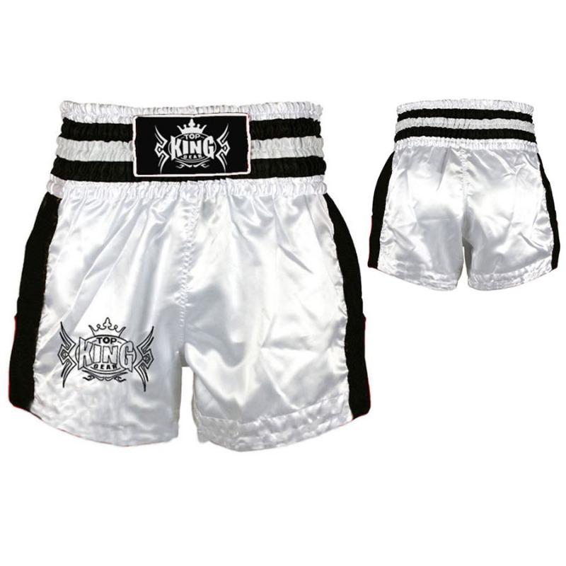 TOP KING GEAR TKG-BTS-6525 Custom Muay Thai Shorts - Classic Satin Boxing Shorts
