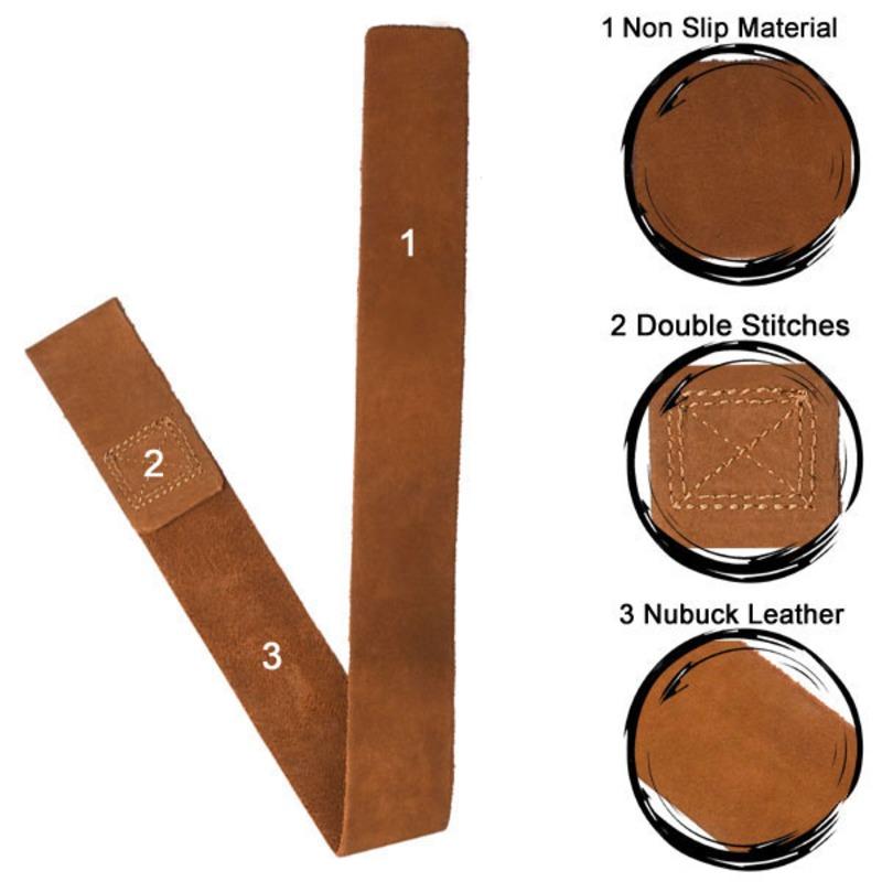 Weightlifting Leather Gym Lifting Straps-TKG-LS-807