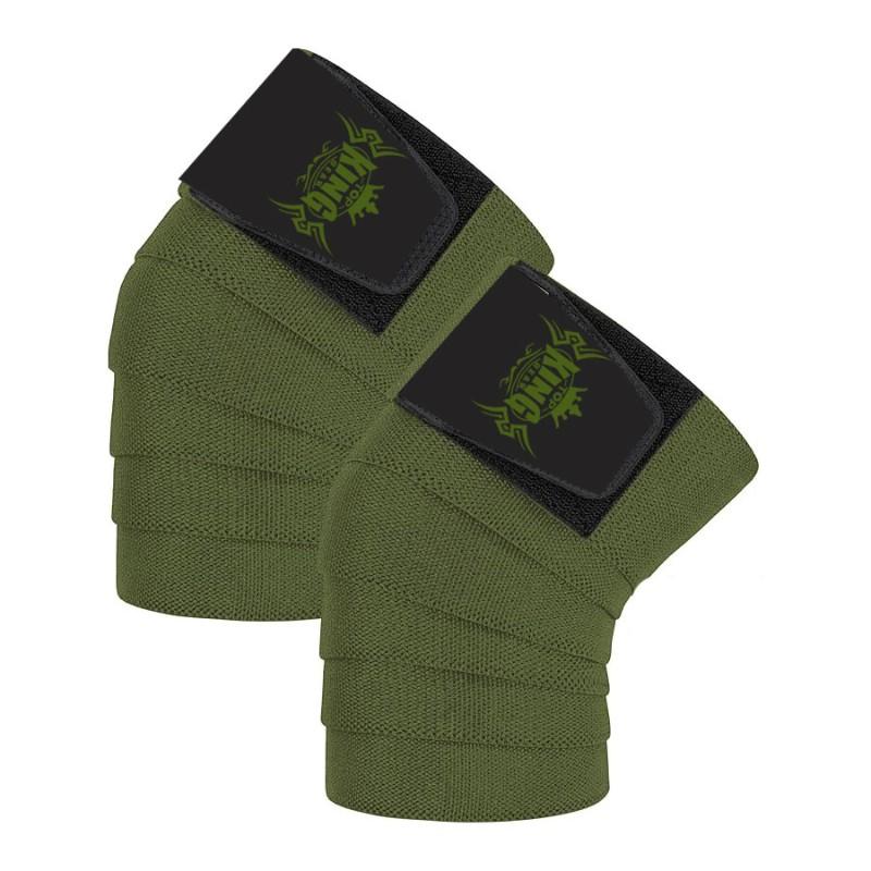 Custom Weightlifting Knee Wraps-Power Lifting Gym Knee Wraps 6.5" Wide-TKG-WKW-860