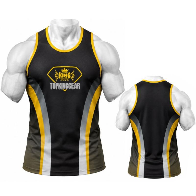 Custom Sublimation Gym Tank Top-Bodybuilding Stringer-TKG-MGST-1000