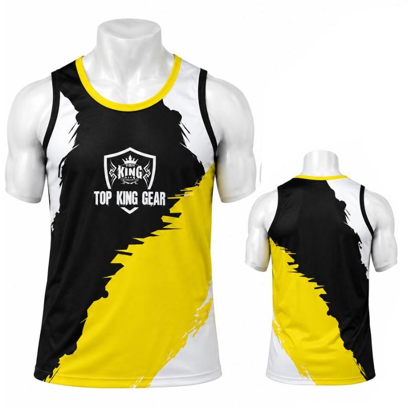 Custom Sublimation Gym Tank Top-Bodybuilding Stringer-TKG-MGST-1000