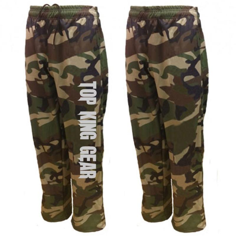 Men Contrast Sides Taping Mesh Pant-Pro Bodybuilder Loose Mesh Pant-TKG-MGMP-1808