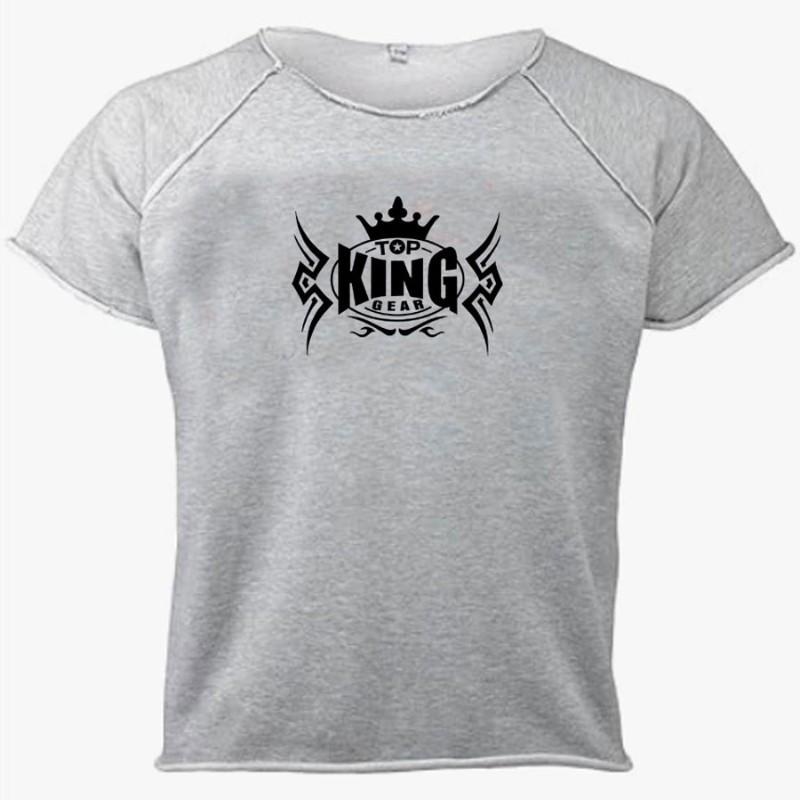 Men Bodybuilding Ragtop Gym Fitness Top Muscle Rag Top Shirts-TKG-MGRT-1154