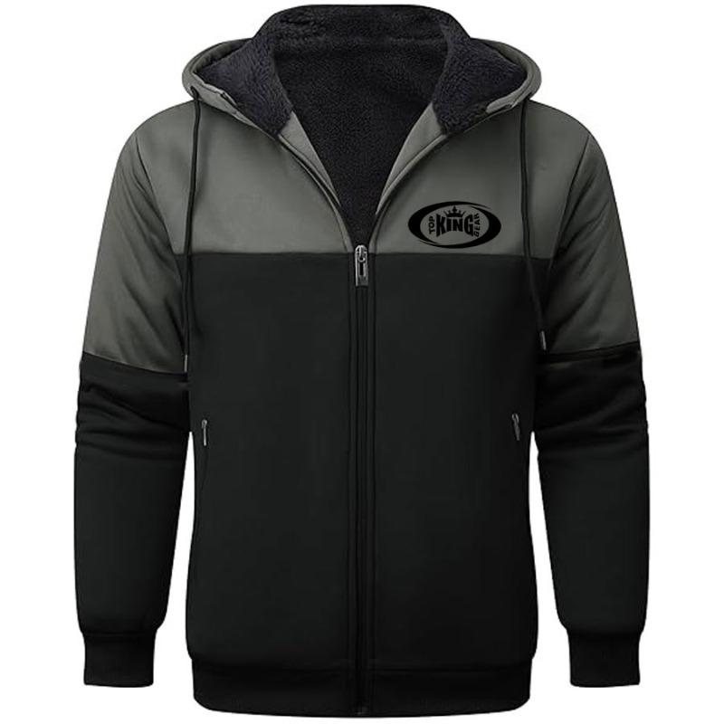 TOP KING GEAR Men's Thick Sherpa Fleece Lined Winter Jacket TKG-SFJ-3